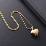 Heart Pendant Gold Coloured