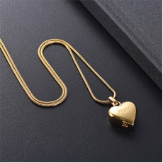 Heart Pendant Gold Coloured