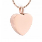 Rose Gold Coloured Heart