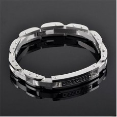 Bracelet Silver & Black 
